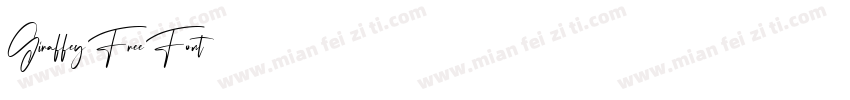 Giraffey Free Font字体转换